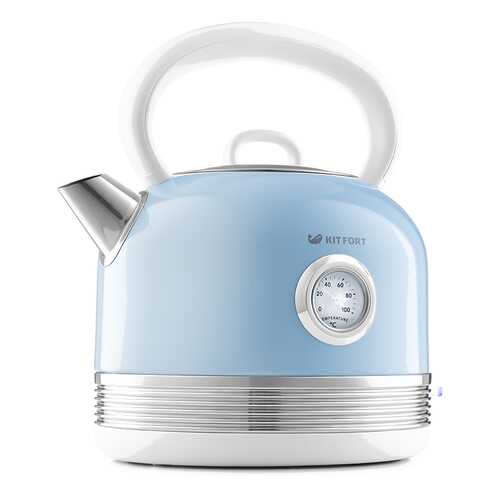 Чайник электрический Kitfort КТ-634-4 Blue/White в Норд