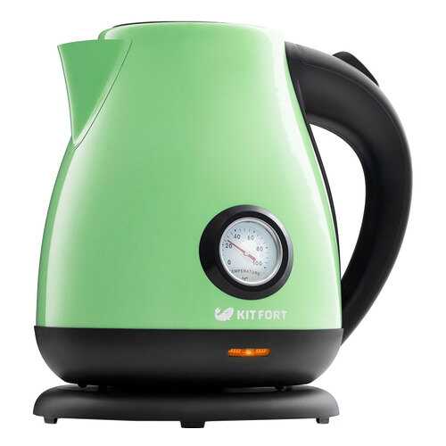 Чайник электрический Kitfort КТ-642-6 Black/Green в Норд