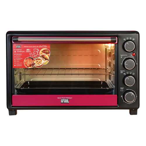 Мини-печь GFGRIL GFO-30 GRILL PLUS Dark Red в Норд