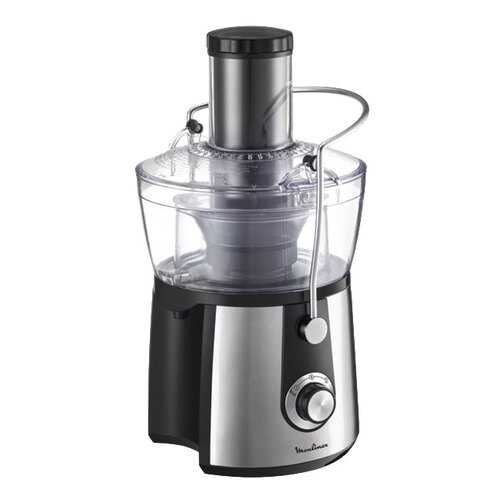 Соковыжималка центробежная Moulinex JU550D10 black/silver в Норд