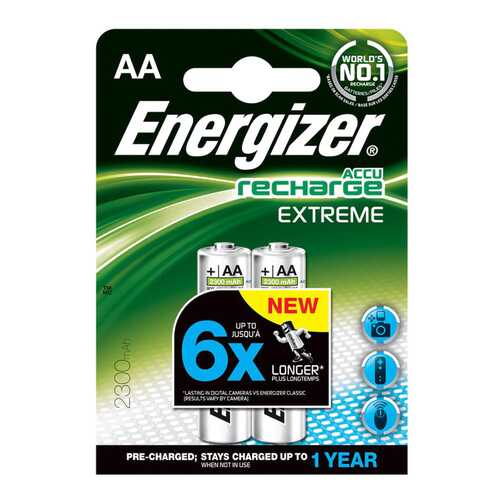 Аккумуляторная батарея Energizer Extreme AA-HR06 2 шт в Норд