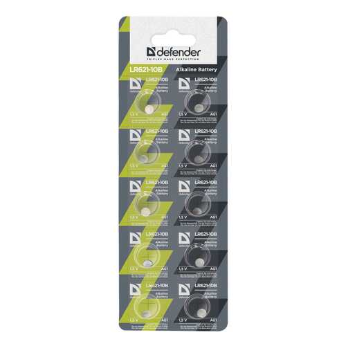 Батарейка Defender LR621 10 шт в Норд