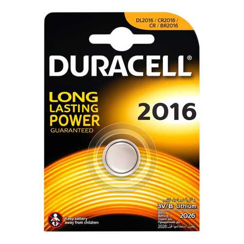 Батарейка Duracell 2016 1 шт в Норд