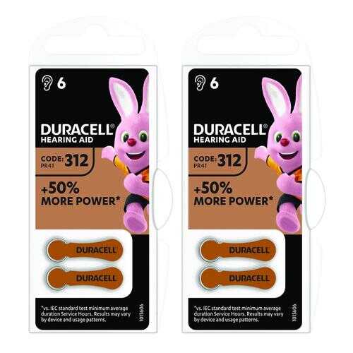 Батарейка Duracell 312 6шт в Норд