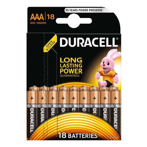 Батарейка Duracell LR03-18BL 18 шт в Норд