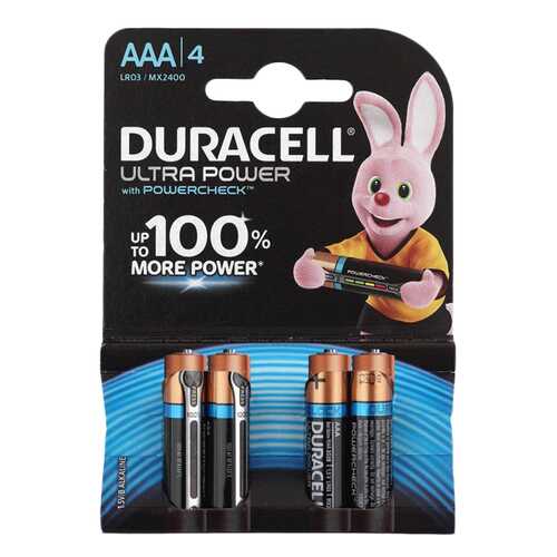 Батарейка Duracell Ultra Power LR03-4S 4 шт в Норд