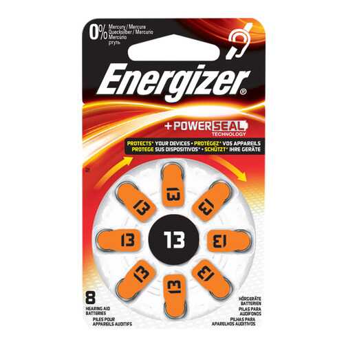 Батарейка Energizer Hearing Zinc Air 13 DP-8 8 шт в Норд