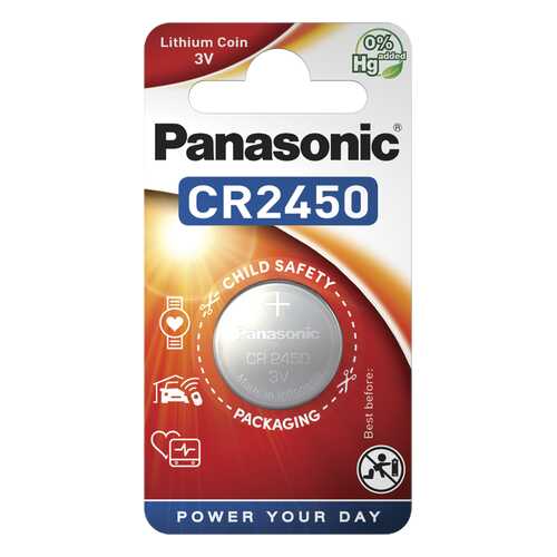 Батарейка Panasonic CR-2450EL/1B 1 шт в Норд