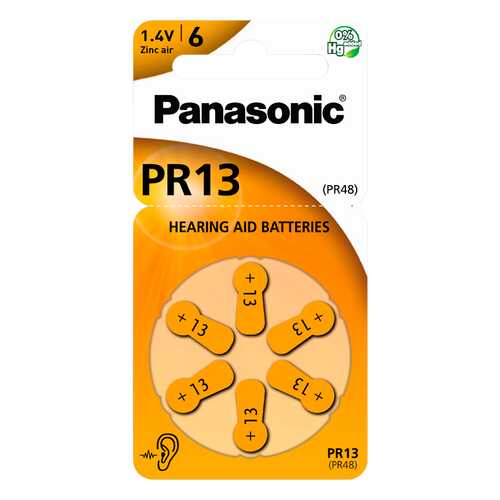Батарейка Panasonic PR-13/6LB 6 шт в Норд