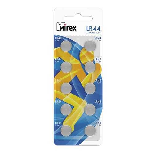 Батарейка щелочная Mirex LR44 1,5V 10 шт в Норд