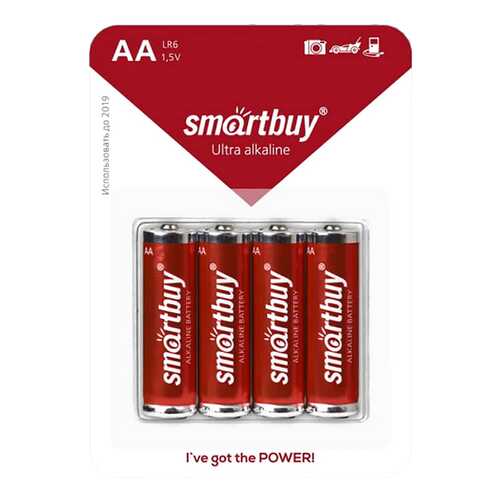 Батарейка SmartBuy Ultra Alkaline SBBA-2A04B 4 шт в Норд
