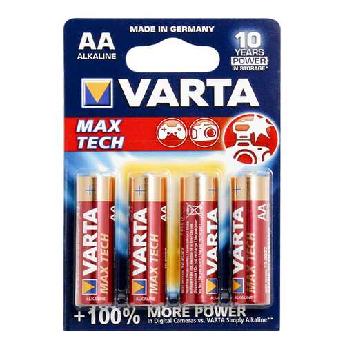 Батарейка Varta MAX Tech LR6-4BL 4 шт в Норд