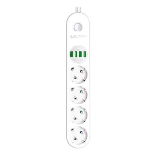 Сетевой фильтр Artstyle CL-4432W, 4 розетки, 2 м, White в Норд