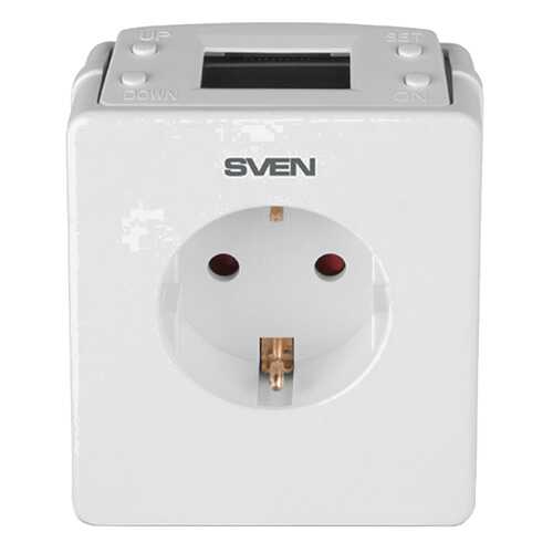Сетевой фильтр Sven RN-16D, 1 розетка, White в Норд