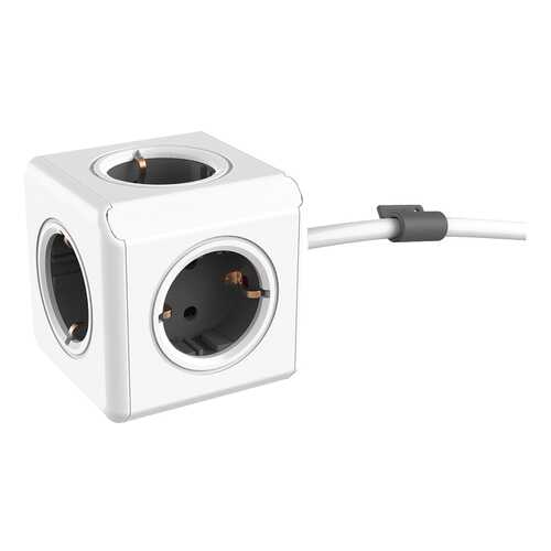 Удлинитель Allocacoc 1300GY/DEEXPC, 5 розеток, 1,5 м, White/Grey в Норд