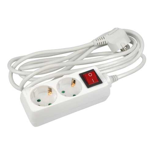 Удлинитель Uniel S-GCD2-3B, 2 розетки, 3 м, White в Норд