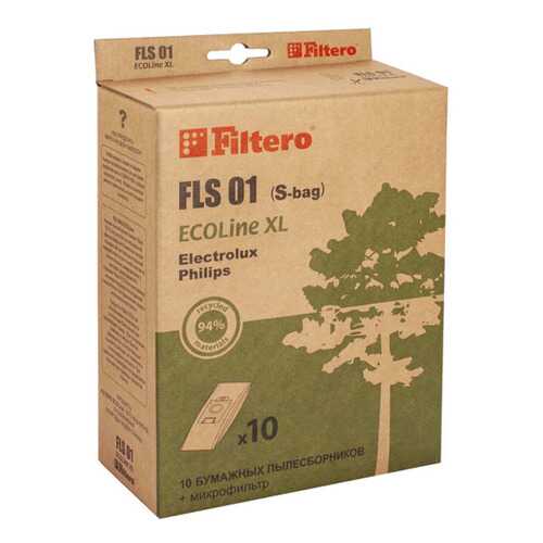 Пылесборник для пылесоса Filtero FLS 01 (S-bag) ECOLine XL 10 шт в Норд
