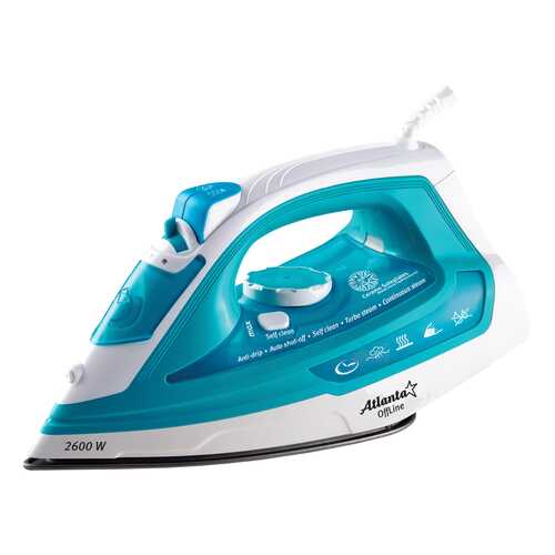 Утюг с пароувлажнением Atlanta ATH-5530 (white) в Норд