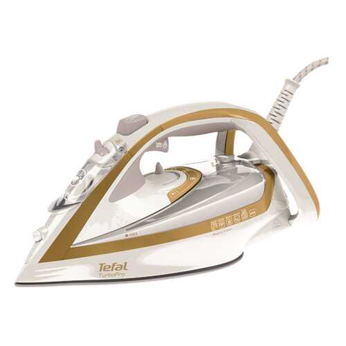 Утюг Tefal Turbo Pro FV5654E0 White/Gold в Норд
