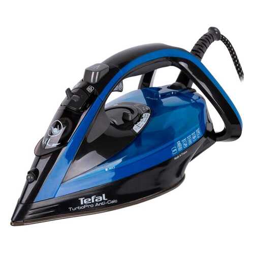 Утюг Tefal TurboPro Anti-Calc FV5648 Blue/Black в Норд