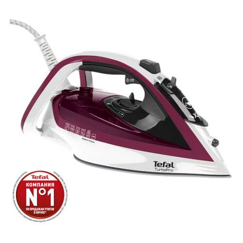 Утюг Tefal TurboPro FV5605E0 White/Red в Норд