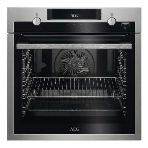Встраиваемый электрический духовой шкаф AEG BEM455120M Grey/Black в Норд