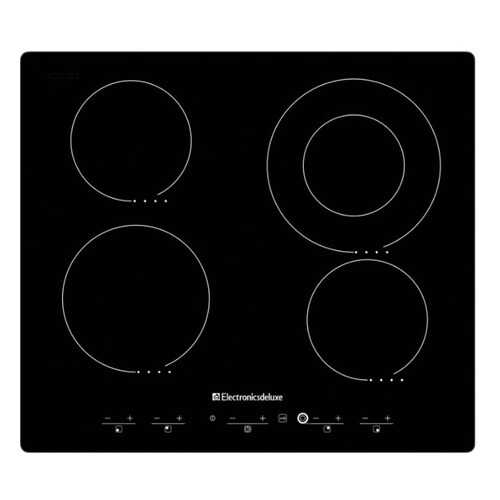 Встраиваемая варочная панель электрическая DeLuxe 595204,01эвс-001 Black в Норд