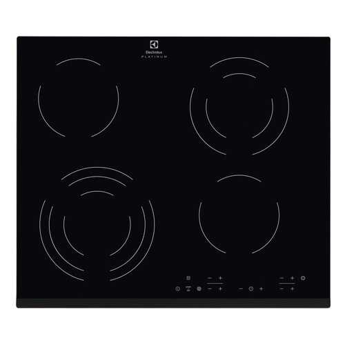 Встраиваемая варочная панель электрическая Electrolux CPE6433KF Black в Норд