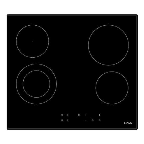 Встраиваемая варочная панель электрическая Haier HHX-C64DVB Black в Норд