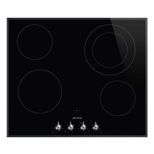 Встраиваемая варочная панель электрическая Smeg SE364ETBM Black в Норд