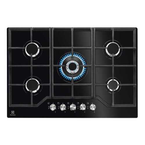Встраиваемая варочная панель газовая Electrolux GPE373YK Black в Норд