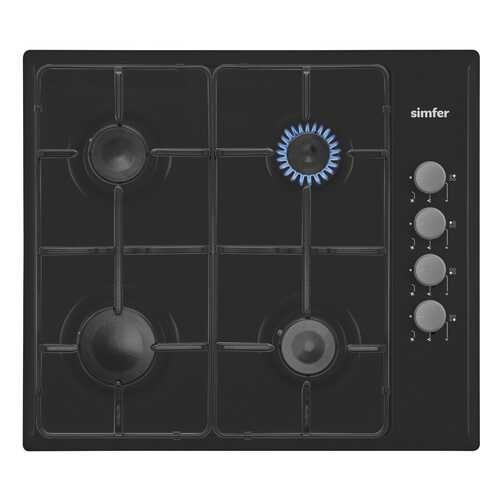 Встраиваемая варочная панель газовая Simfer H60Q40B411 Black в Норд