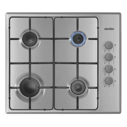 Встраиваемая варочная панель газовая Simfer H60Q40M411 Silver в Норд