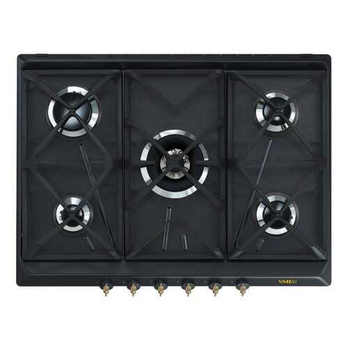 Встраиваемая варочная панель газовая Smeg SRV 876AOGH Black в Норд